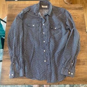S mens express button down